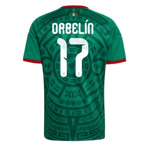 Mexiko Orbelin Pineda #17 Replika Hemmatröja VM 2026 Kortärmad